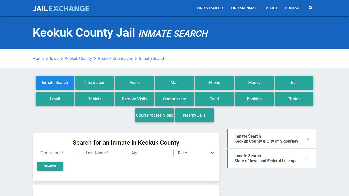 Keokuk County Jail, IA Inmate Search: Roster & Mugshots